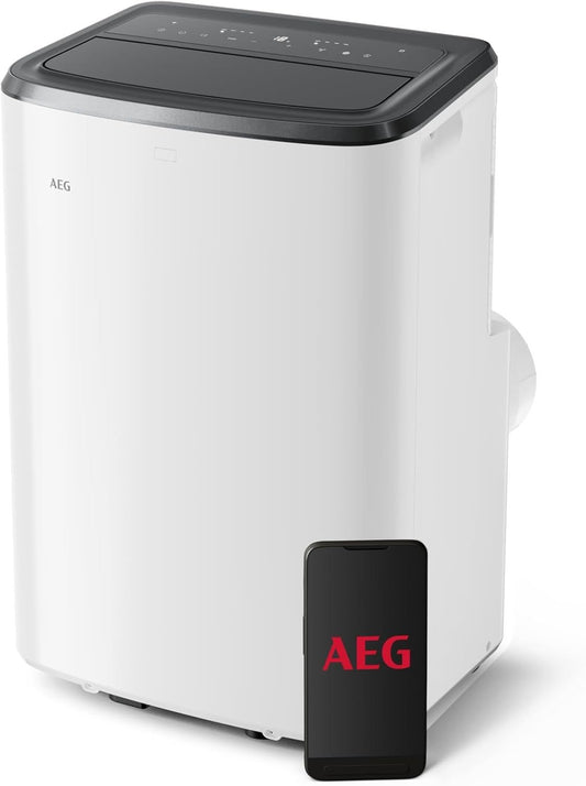 AEG ChillFlex Pro AXP26U338CW Mobile Klimaanlage – 3-in-1, LED-Display, für 30–40 m²