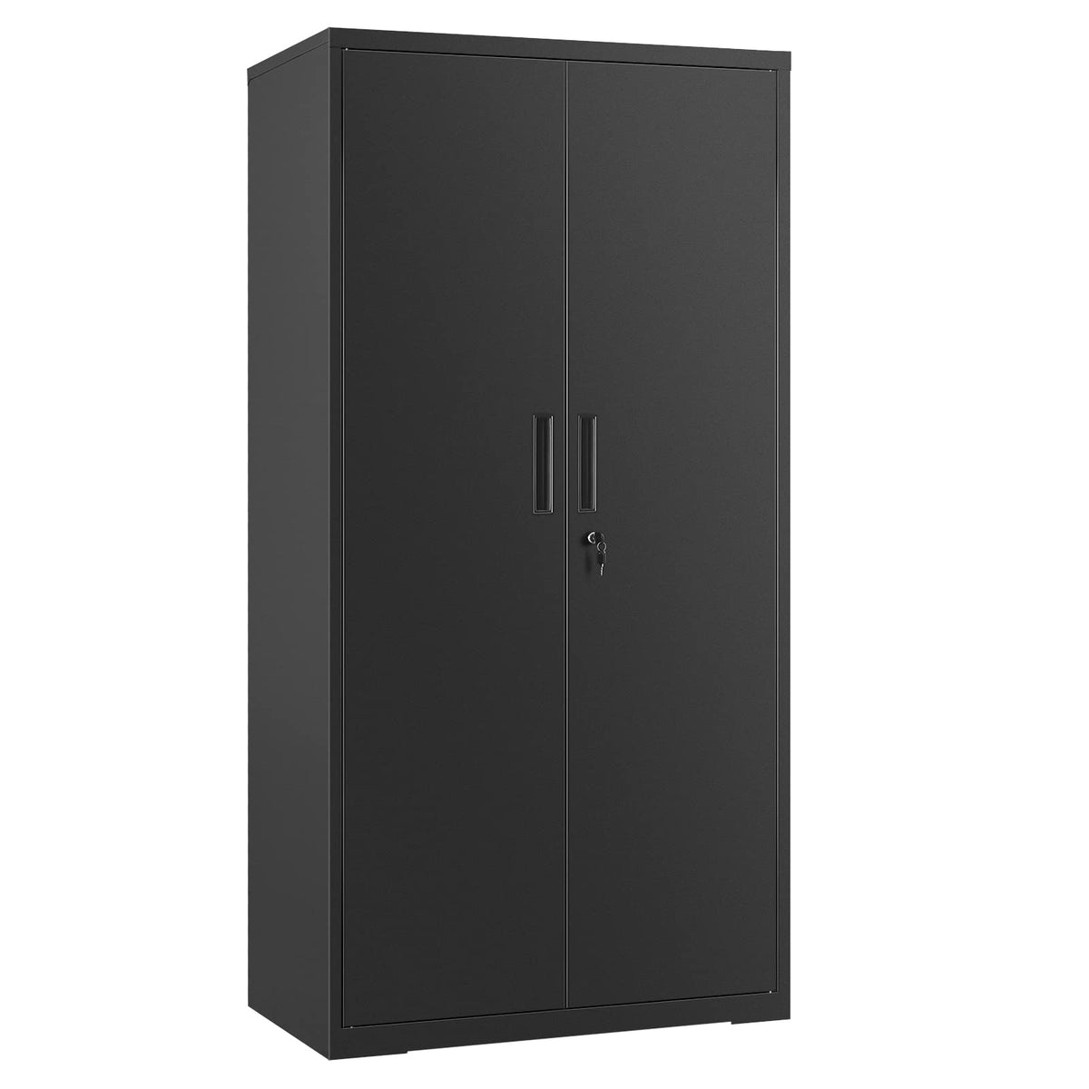 Aktenschrank mit Doppeltüren, Schloss, 5 Ebenen, 80 x 40 x 180 cm