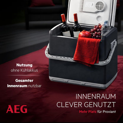 AEG KK 28 Kühlbox – 28L, 12V/230V, Doppelventilator, FCKW-frei