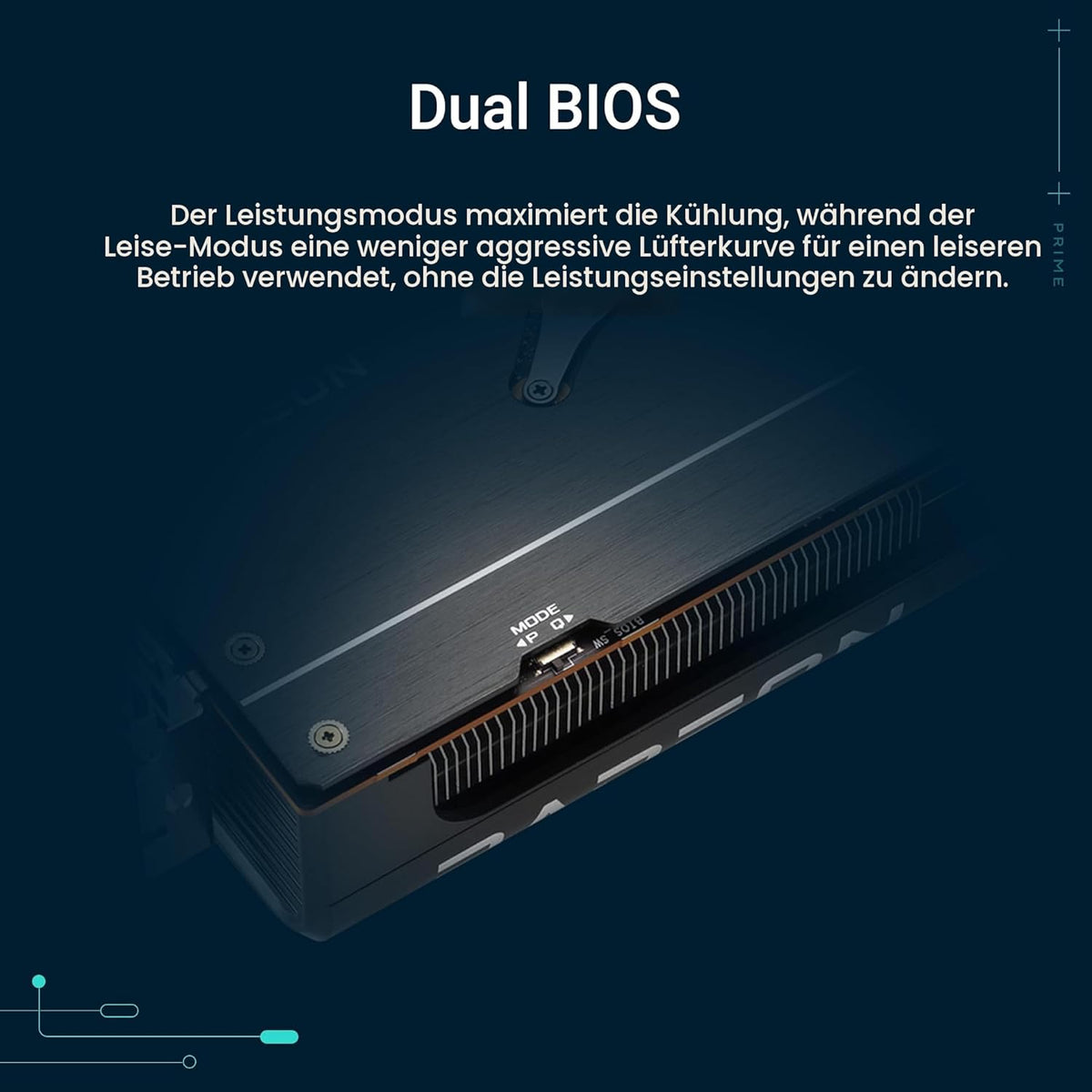 ASUS Prime Radeon RX 9070 XT OC Edition 16GB GDDR6 – Gaming-Grafikkarte