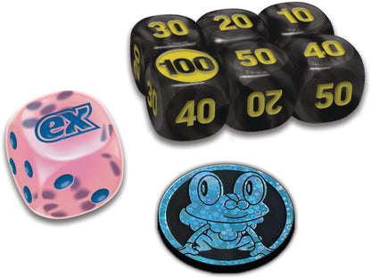 Pokémon-Sammelkartenspiel: Top-Trainer-Box Mega-Entwicklung – Wachsendes Chaos (1 Vollbild-Promokarte, 9 Boosterpacks & Premium-Zubehör)