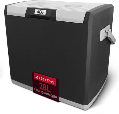AEG KK 28 Kühlbox – 28L, 12V/230V, Doppelventilator, FCKW-frei
