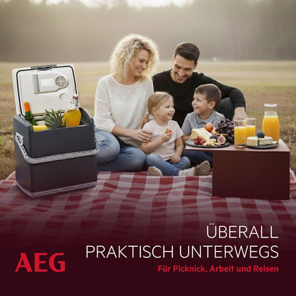 AEG KK 28 Kühlbox – 28L, 12V/230V, Doppelventilator, FCKW-frei