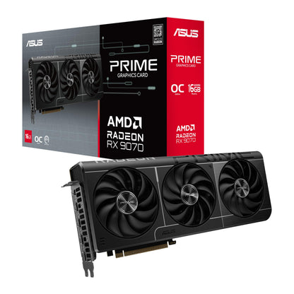 ASUS Prime Radeon RX 9070 XT OC Edition 16GB GDDR6 – Gaming-Grafikkarte