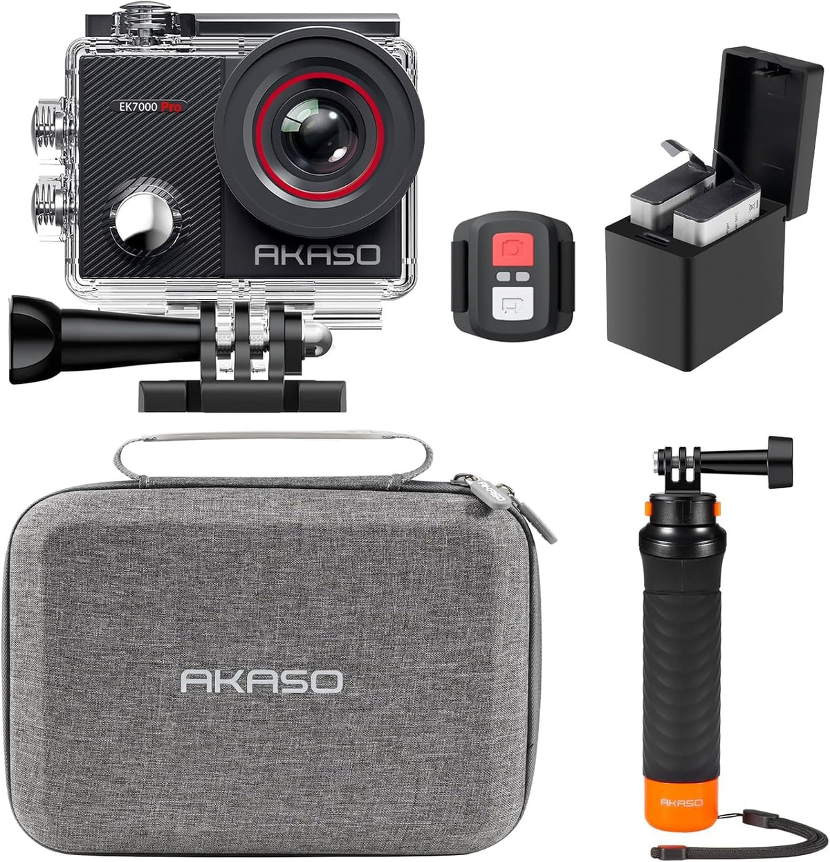 AKASO EK7000 Pro Action Cam – 4K/30fps, 20MP, EIS, wasserdicht bis 40m