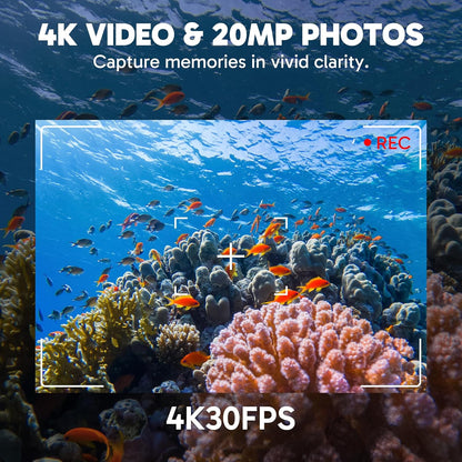 AKASO EK7000 Pro Action Cam – 4K/30fps, 20MP, EIS, wasserdicht bis 40m