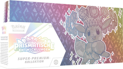 Pokémon-Sammelkartenspiel: Super-Premium-Kollektion Karmesin & Purpur – Prismatische Entwicklungen