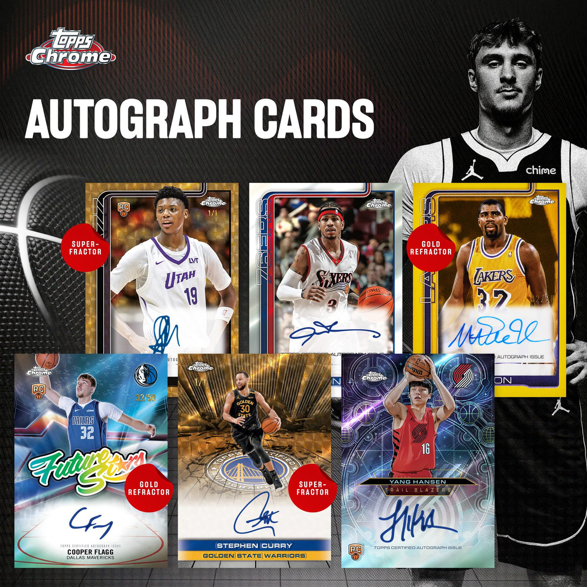 Topps 2025-26 Chrom-Basketball, werksseitig versiegelt, Vorteilsbox
