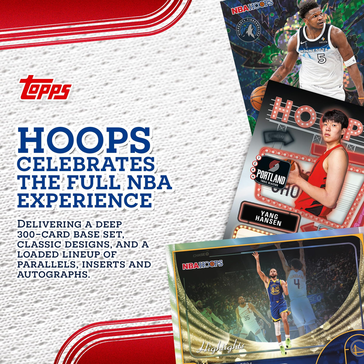 2025-26 Topps Hoops Basketball – Fabrikversiegelt – Vorteilsbox