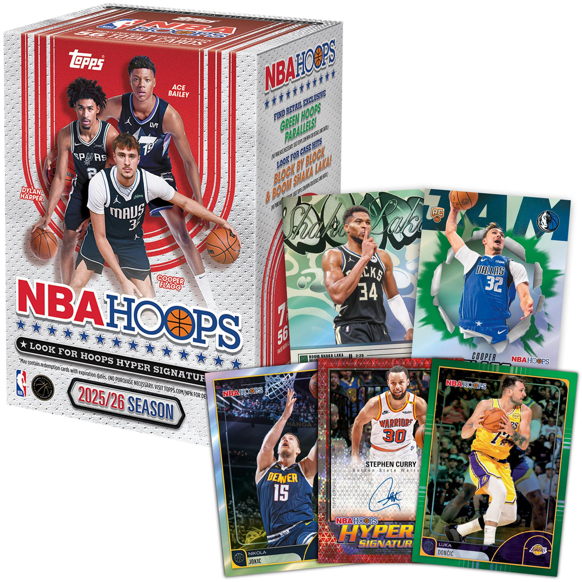 2025-26 Topps Hoops Basketball – Fabrikversiegelt – Vorteilsbox