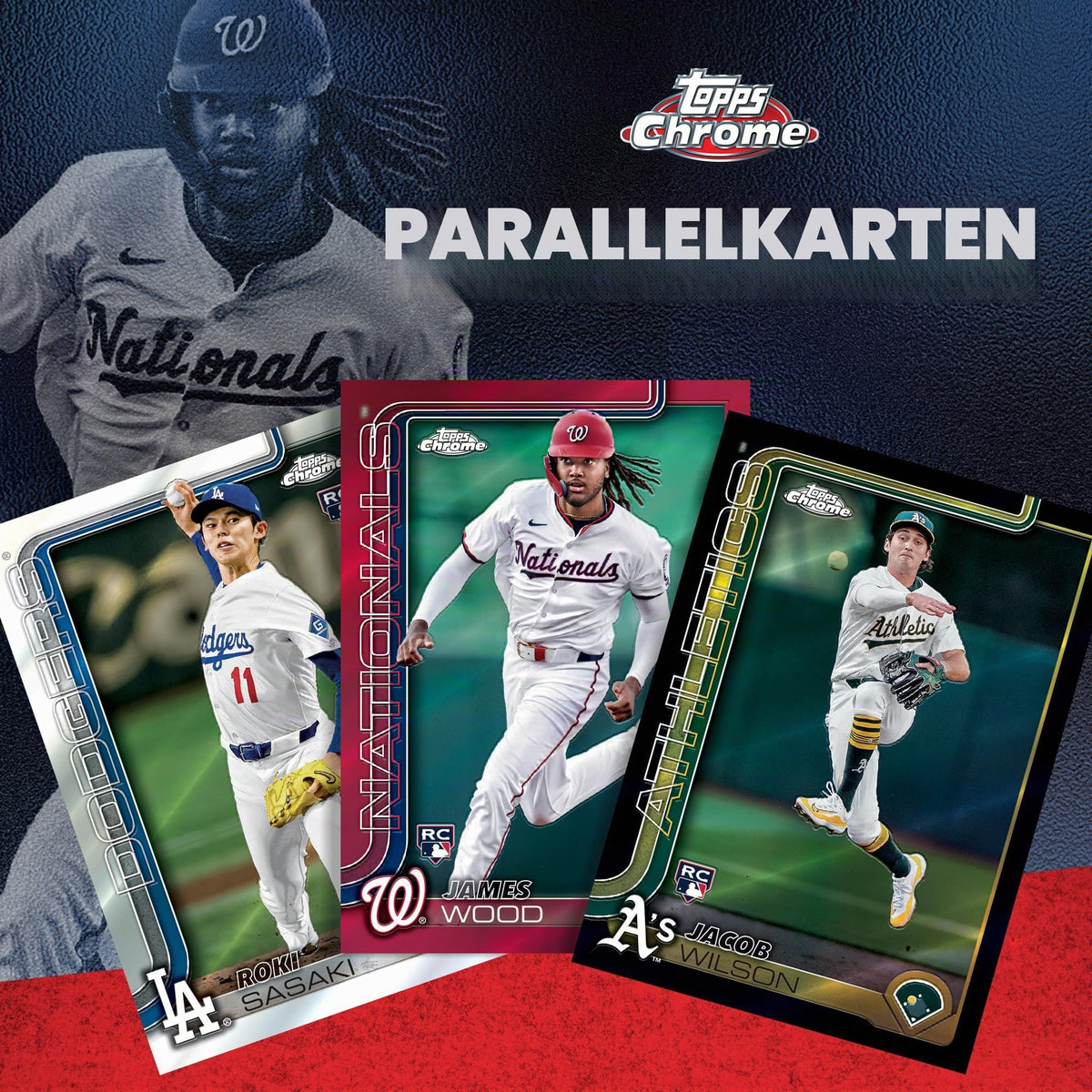 Topps 2025 Chrome Baseball – Fabrikversiegelt – Vorteilsbox