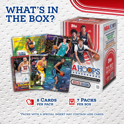 2025-26 Topps Hoops Basketball – Fabrikversiegelt – Vorteilsbox