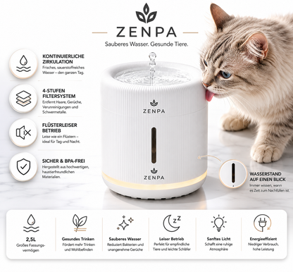 ZENPA Katzenbrunnen für jeden Tag
