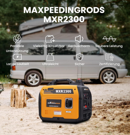 2300W Electric Inverter-Generator – Leise, 4-Takt-Benzin, ideal für Camping & Notstrom