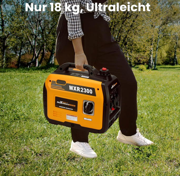2300W Electric Inverter-Generator – Leise, 4-Takt-Benzin, ideal für Camping & Notstrom