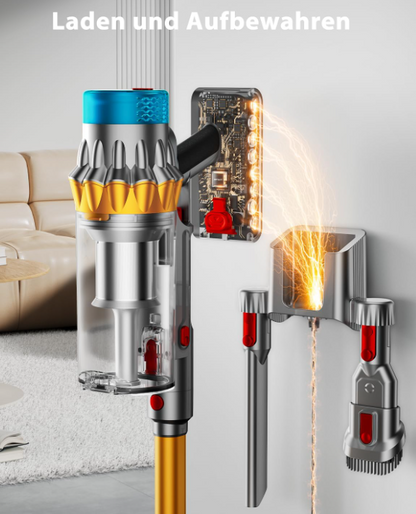 Akku Staubsauger 650W – 55 kPa Saugleistung, 70 Min Laufzeit, Kabellos