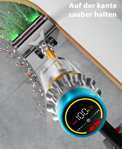 Akku Staubsauger 650W – 55 kPa Saugleistung, 70 Min Laufzeit, Kabellos